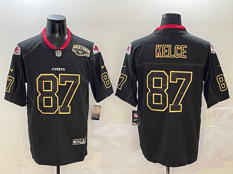 Men Kansas City Chiefs #87 Kelce Black Classic 2025 Nike Limited NFL Jersey style 5->kansas city chiefs->NFL Jersey